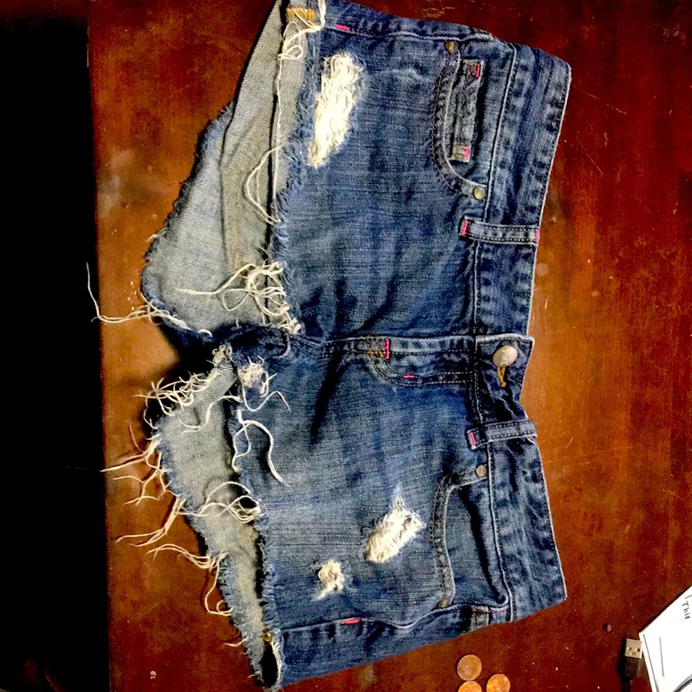 Blue jeans shorts
